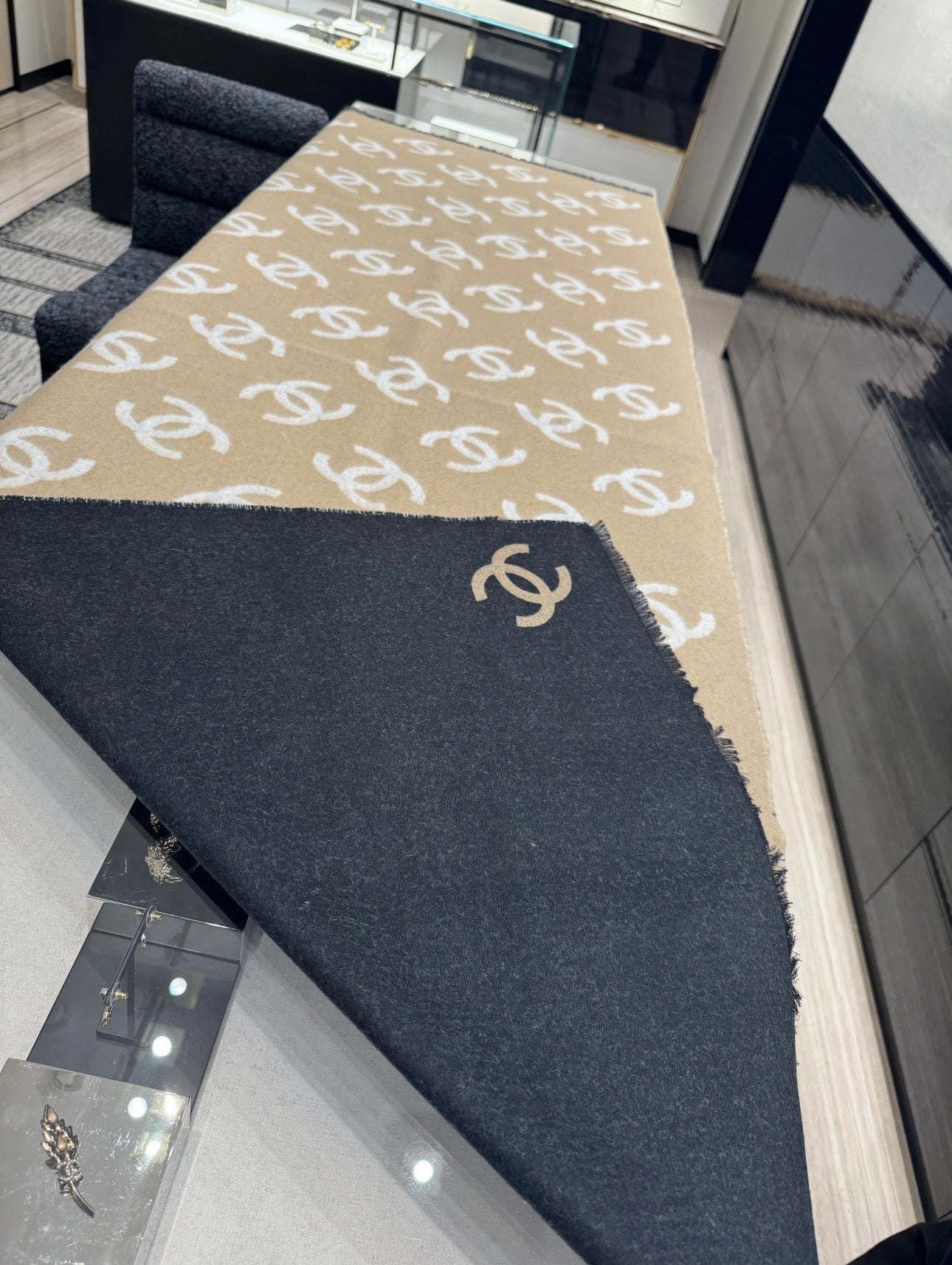 Beige Scarf