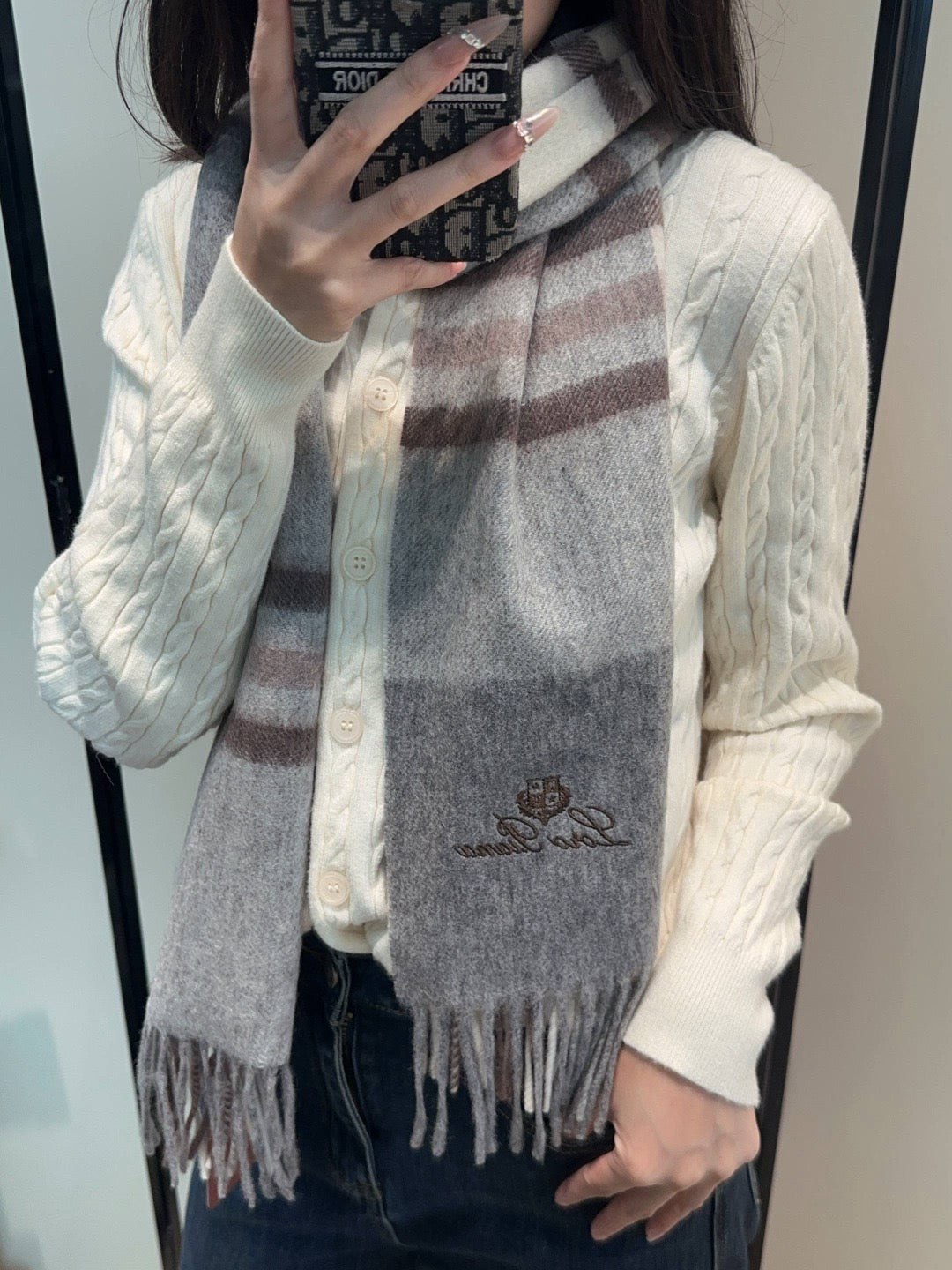 Grey Scarf
