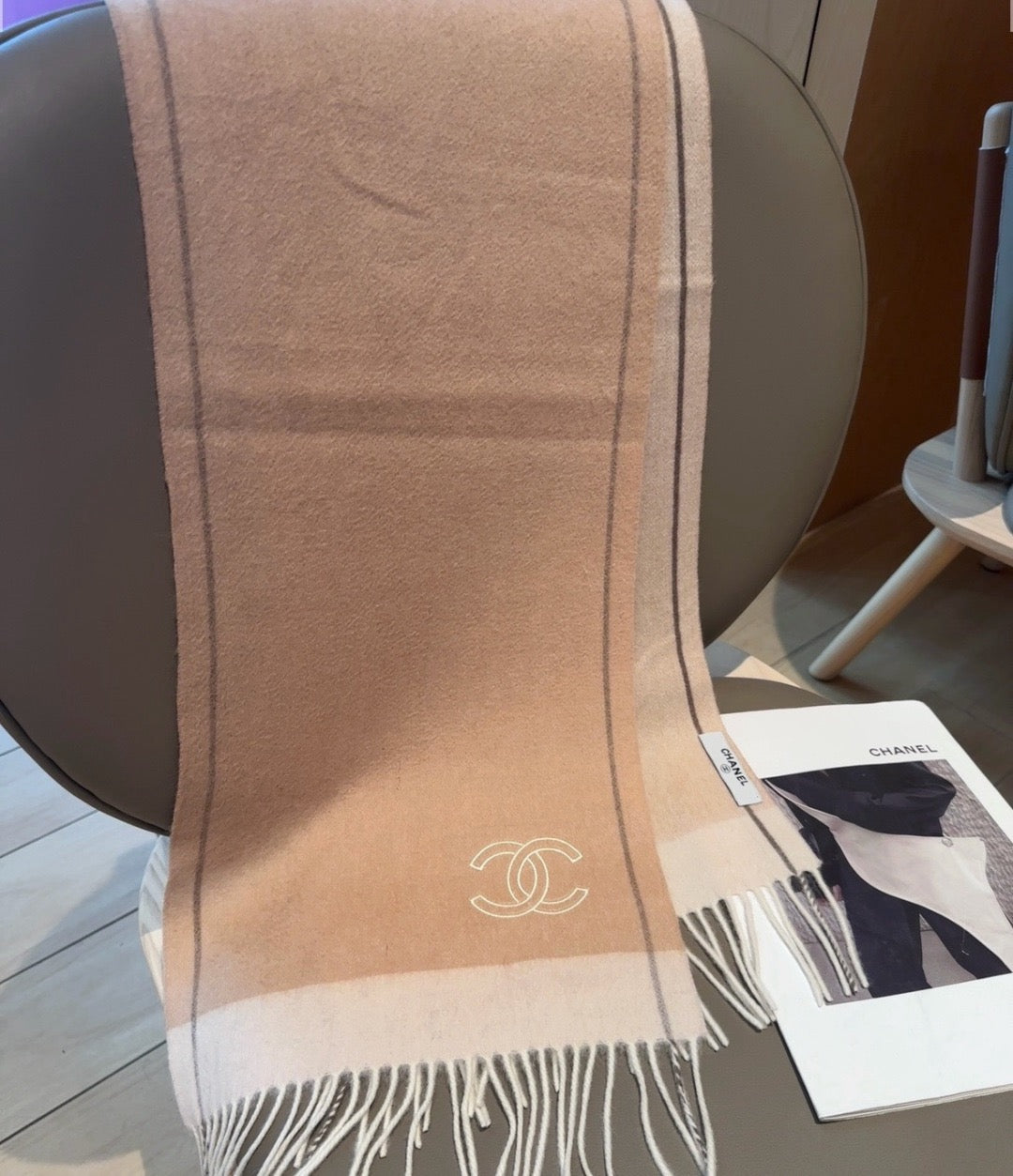 Beige Scarf