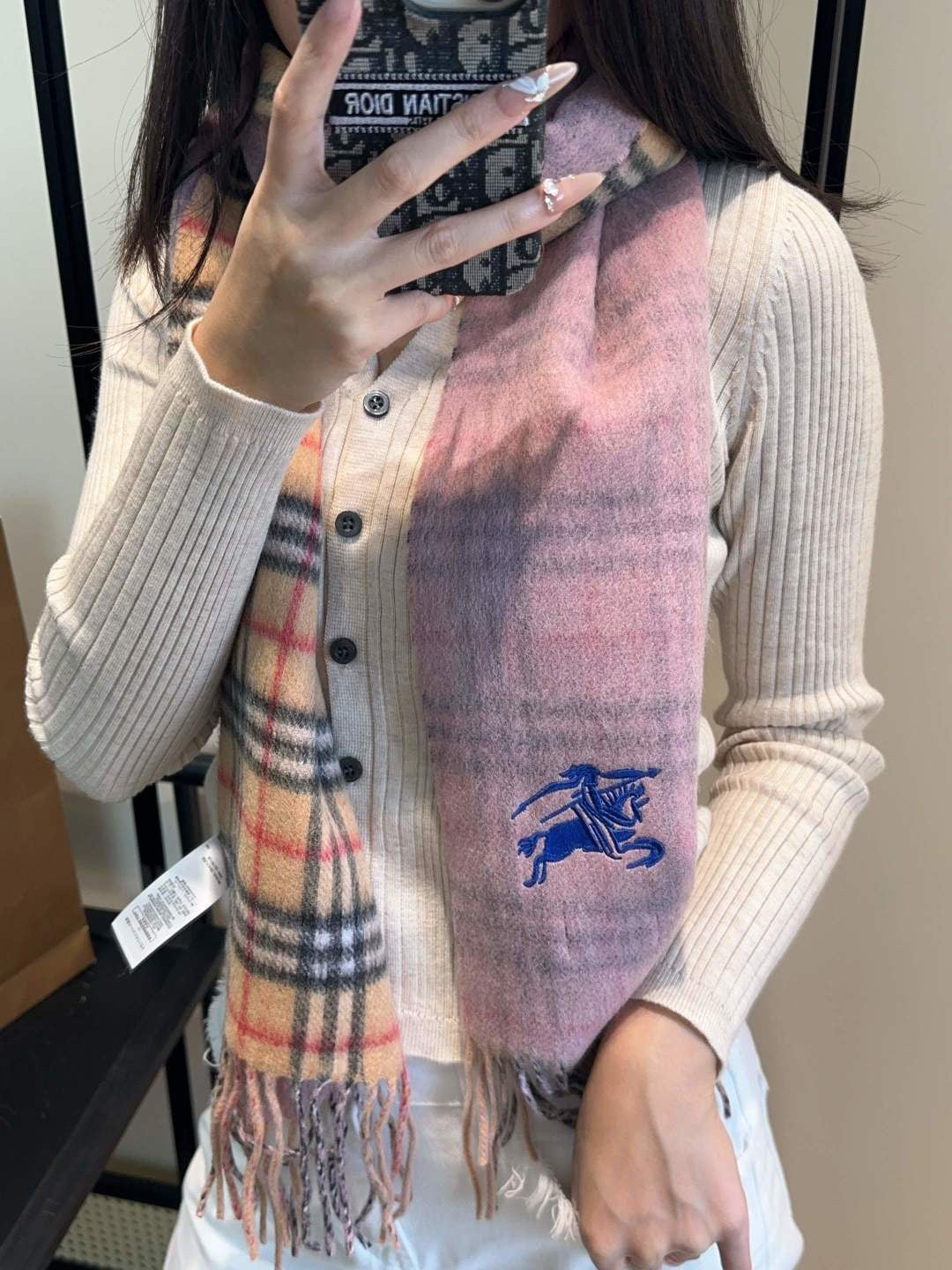 Pink Scarf