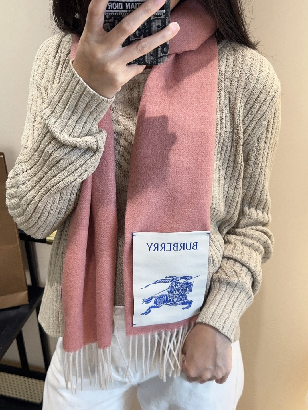 Pink Scarf