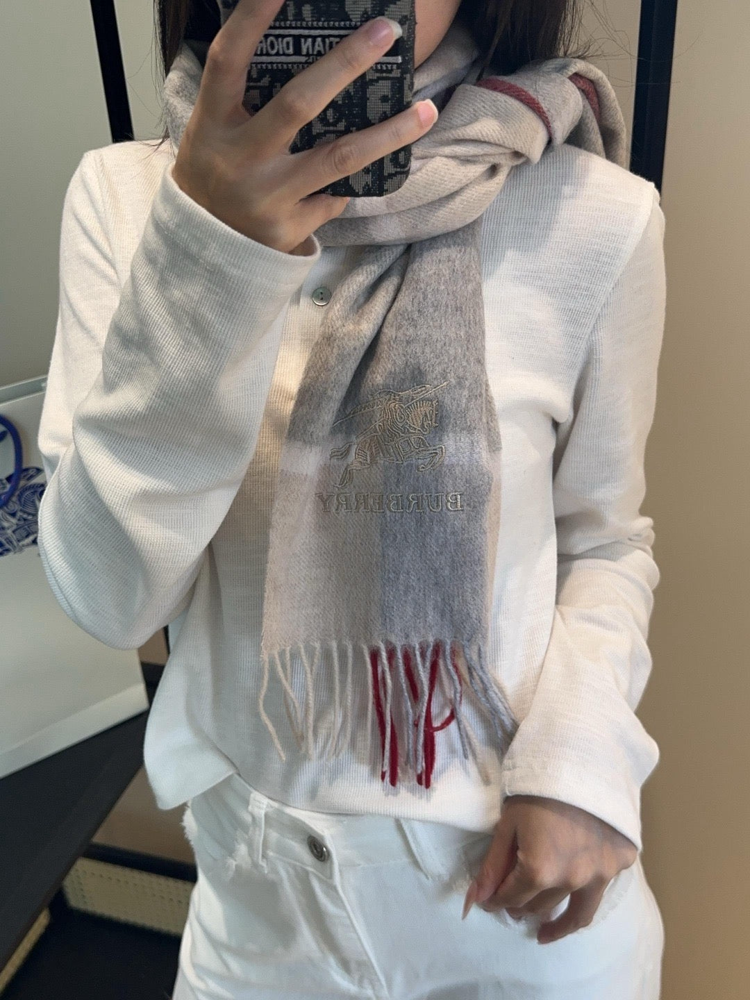 Grey Scarf