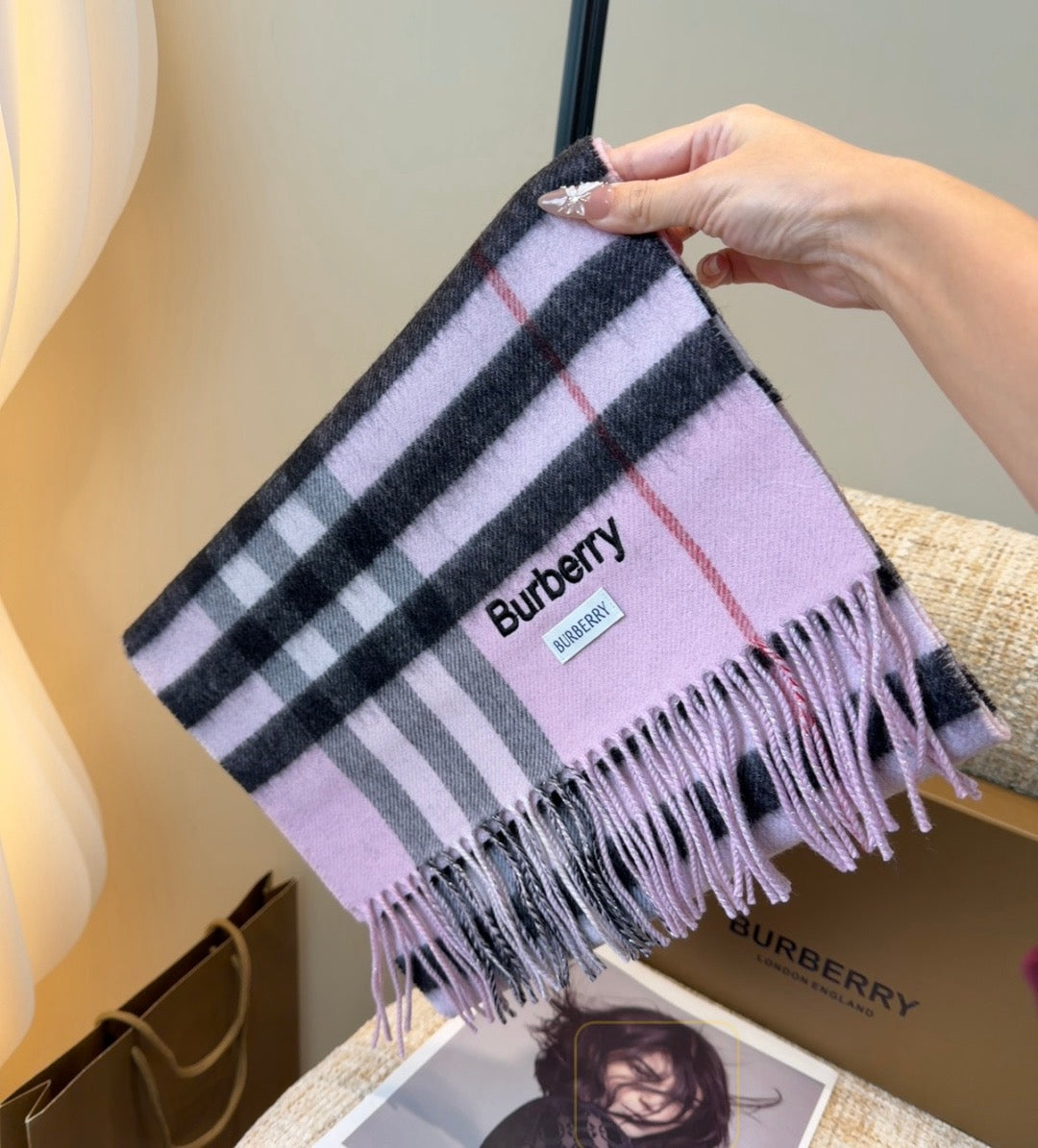 Pink Scarf