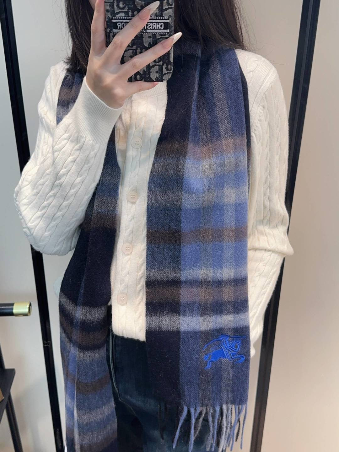 Blue Scarf