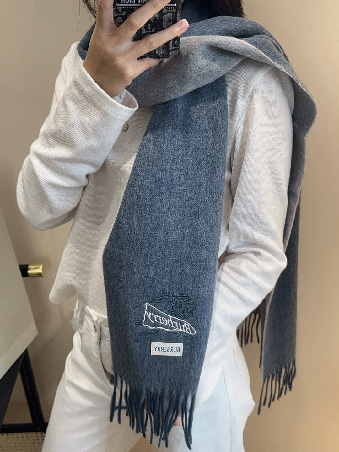 Blue Scarf