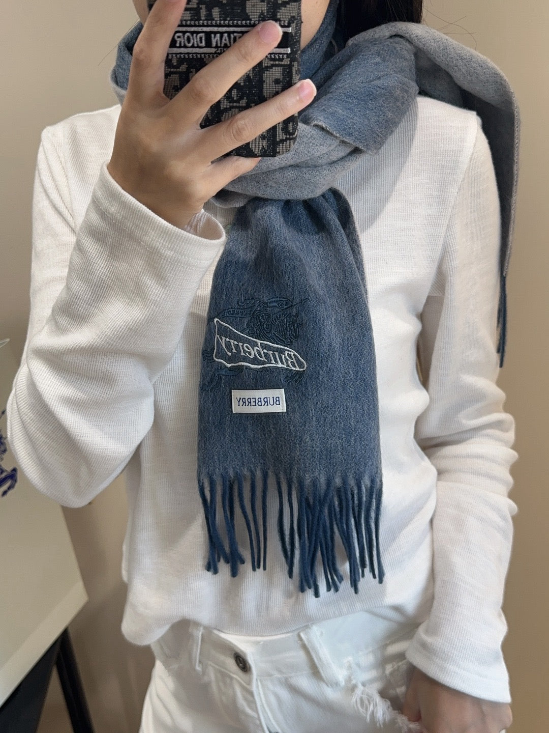 Blue Scarf