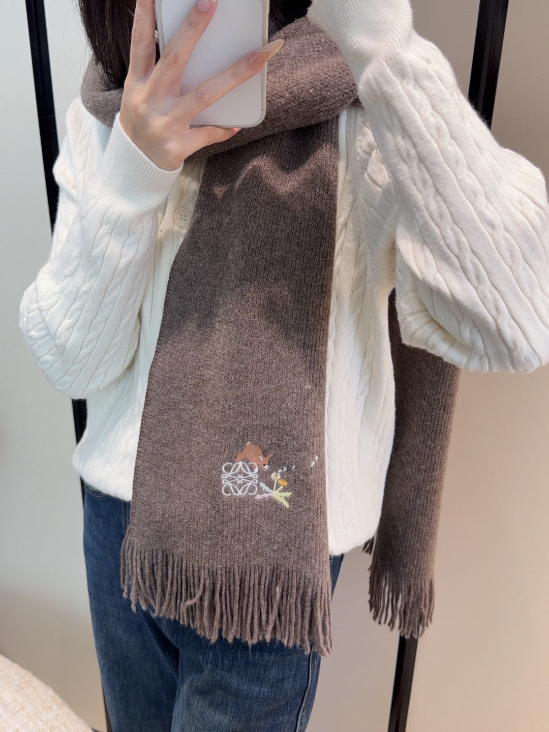 Brown Scarf