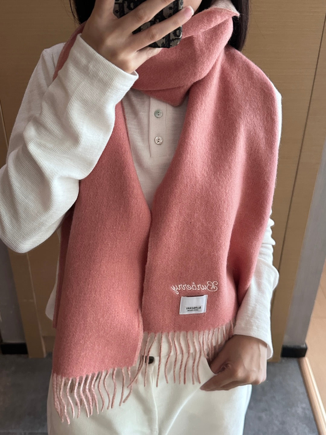 Pink Scarf