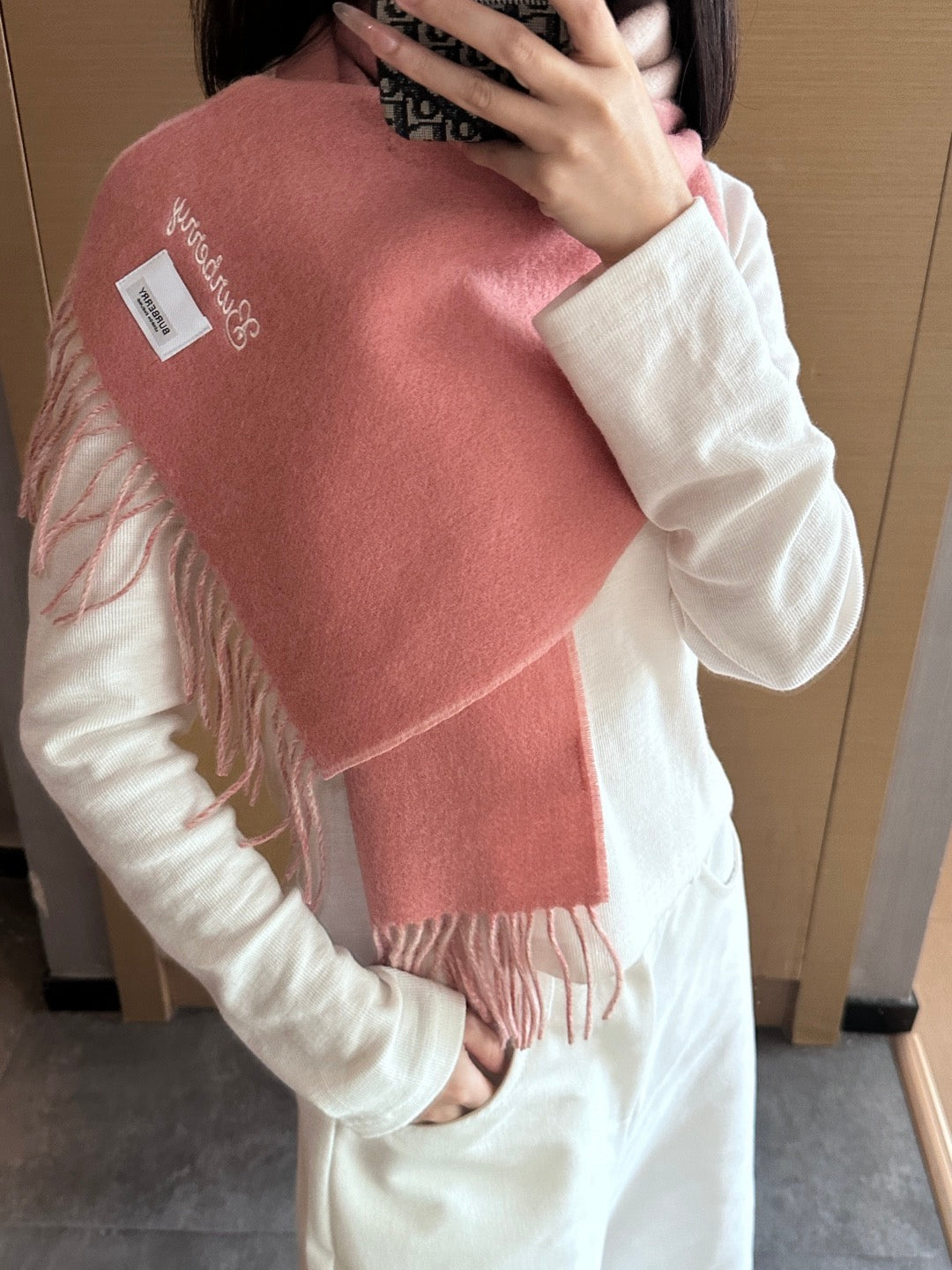 Pink Scarf