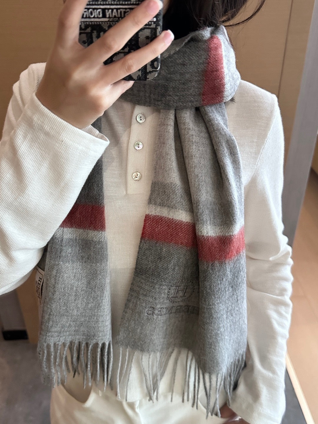 Grey Scarf