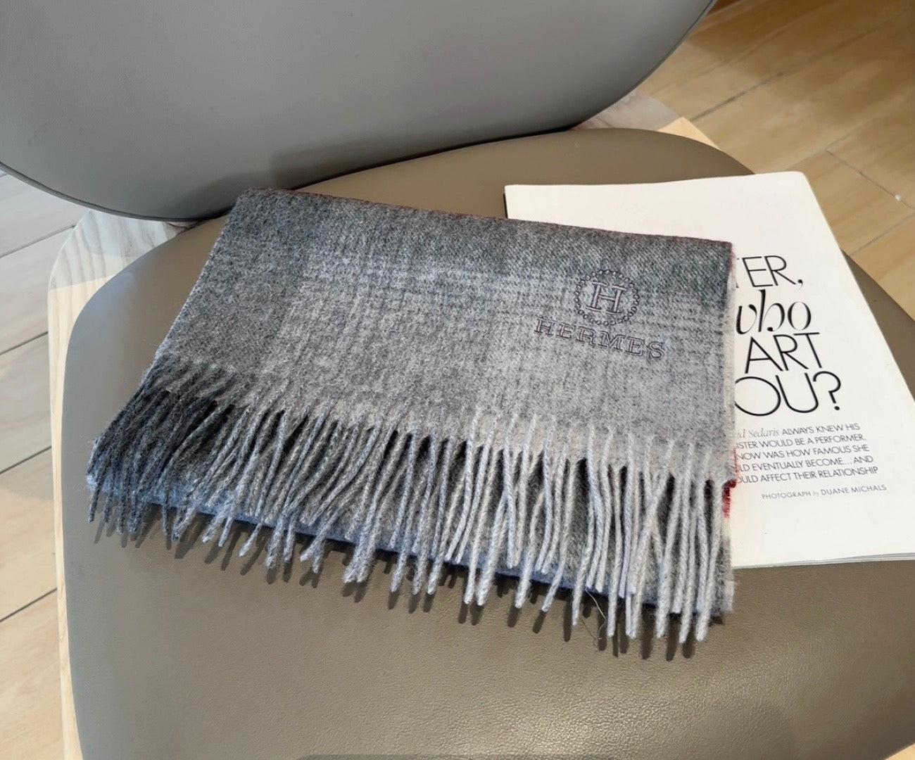 Grey Scarf