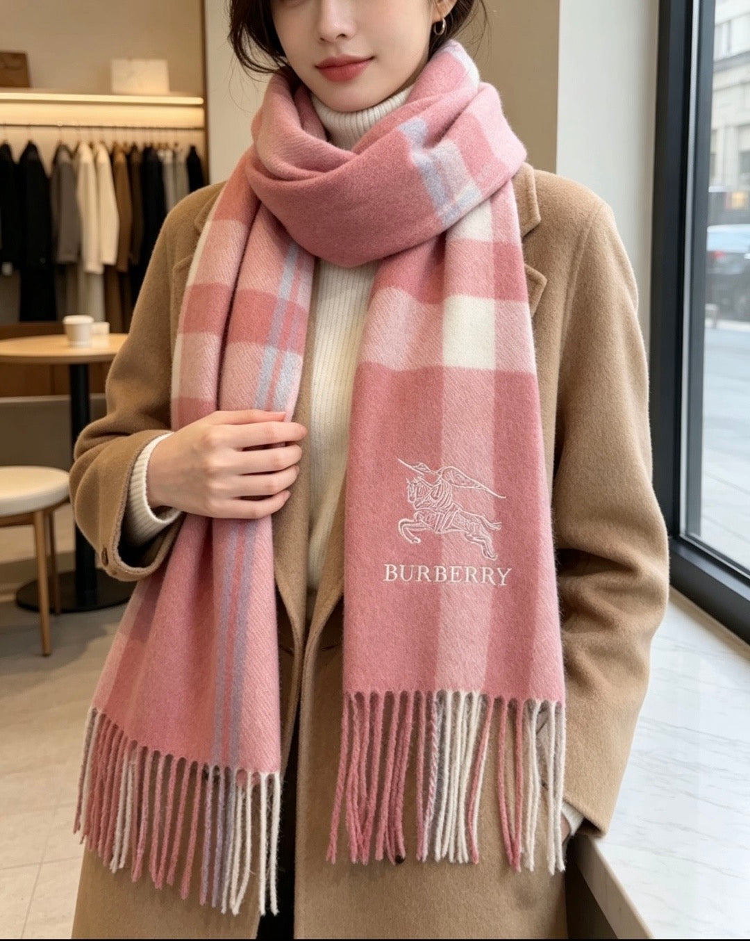 Pink Scarf