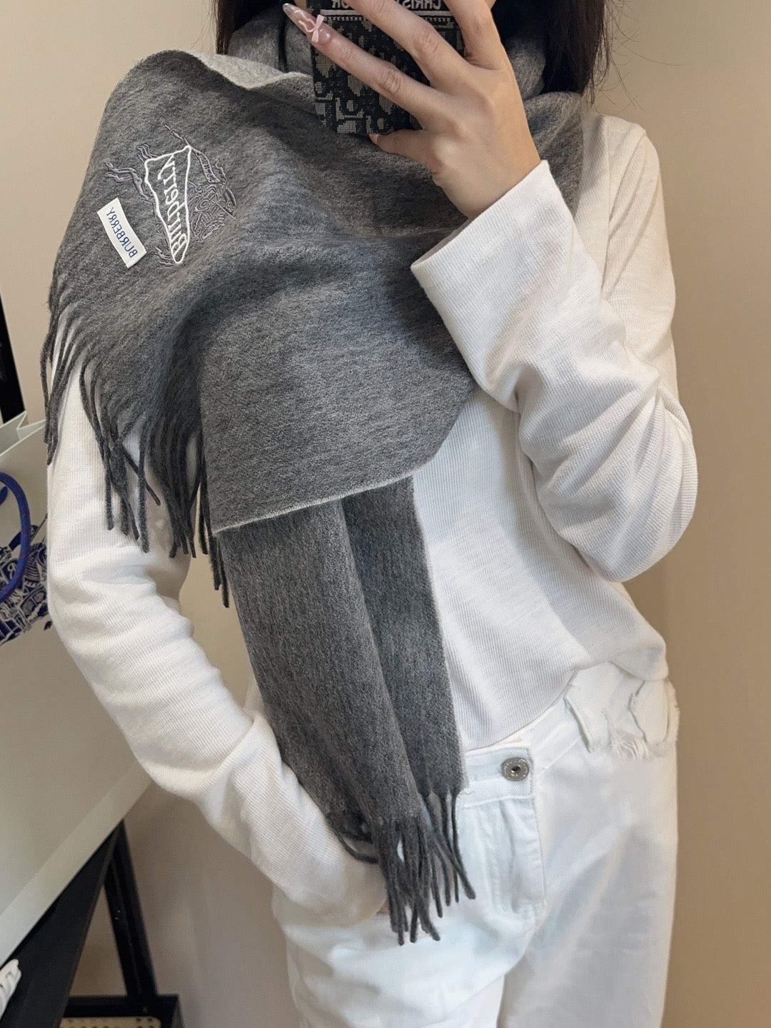 Grey Scarf