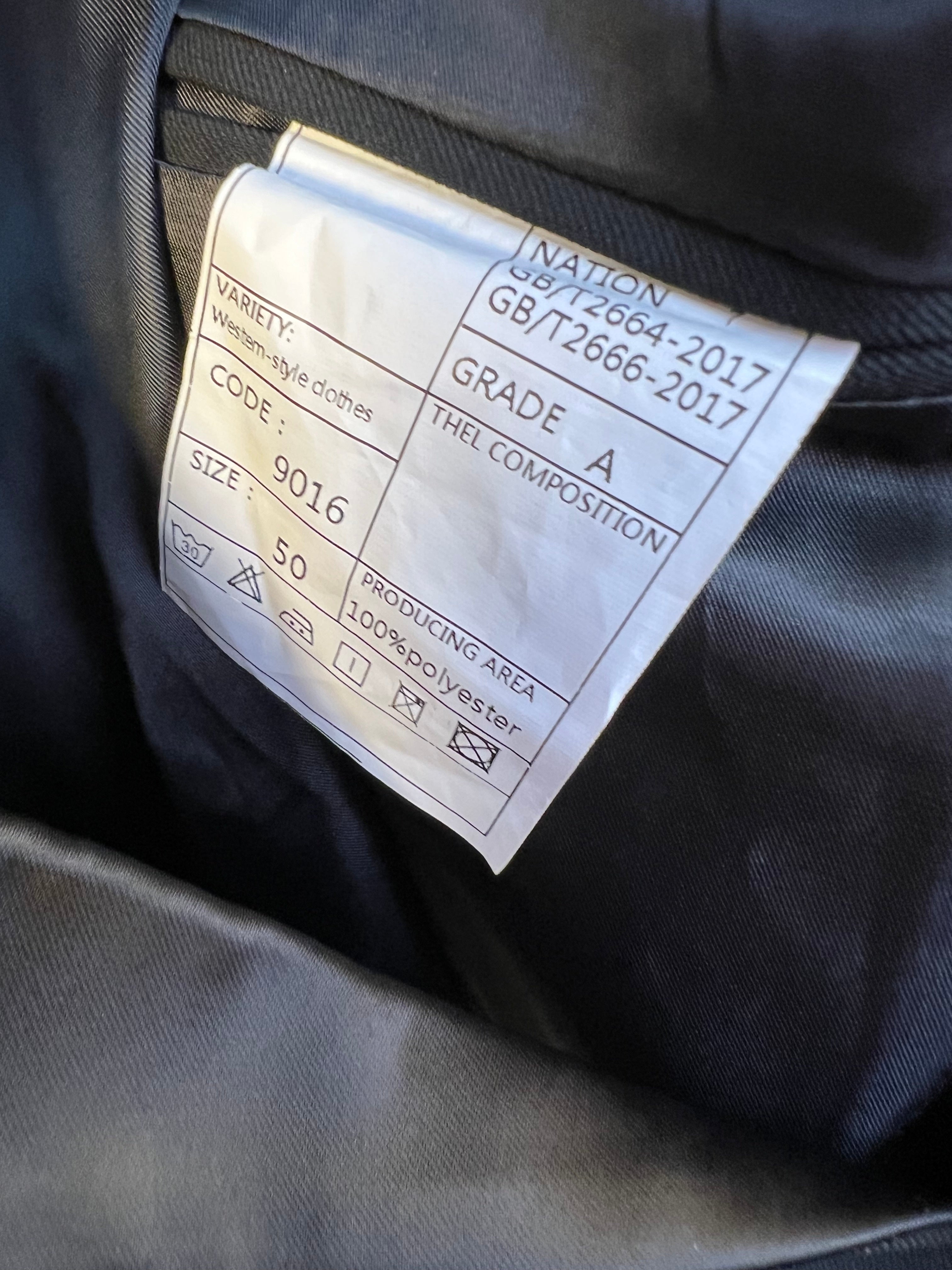 Black Jacket and Pant