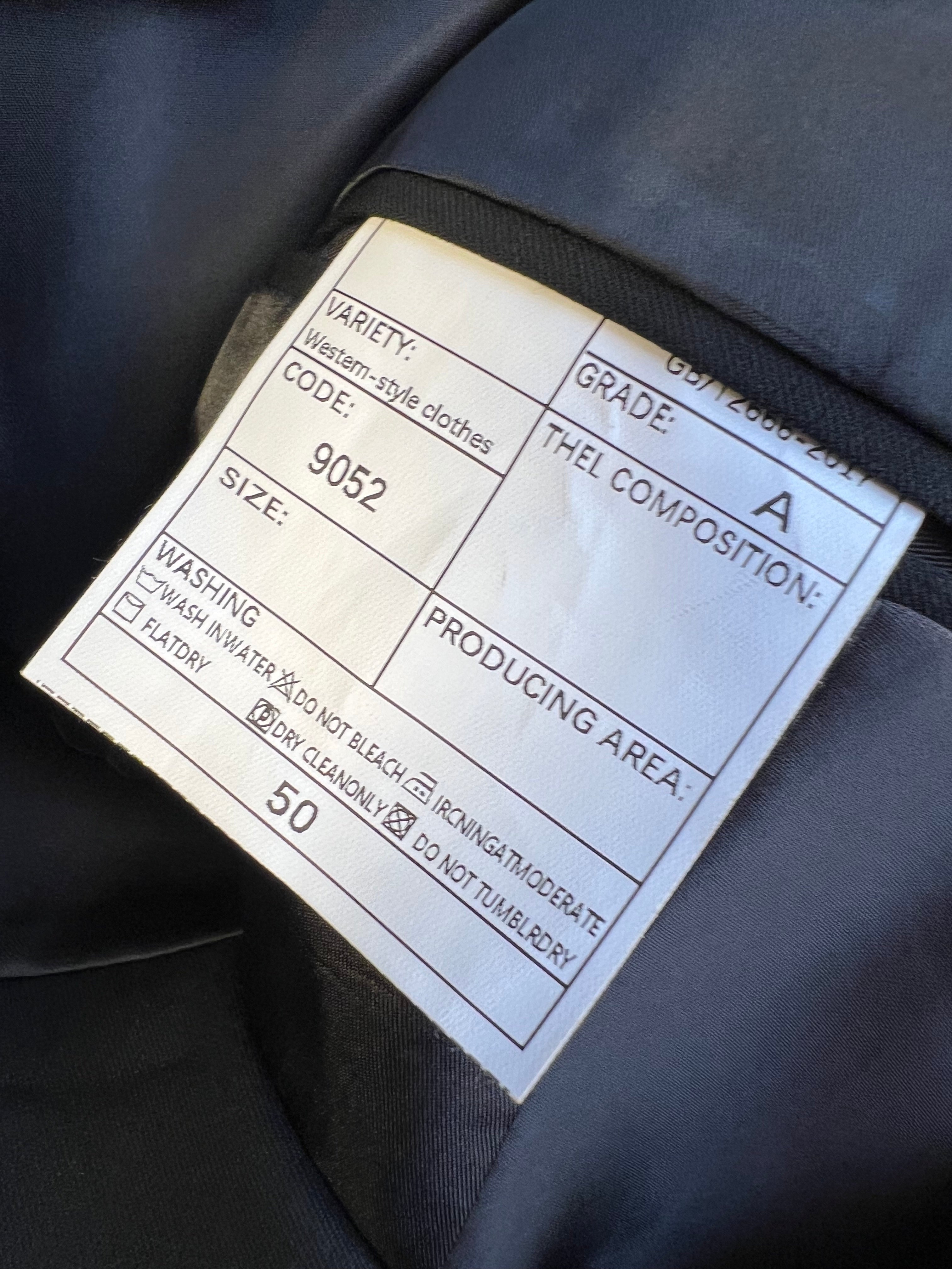 Black Jacket and Pant