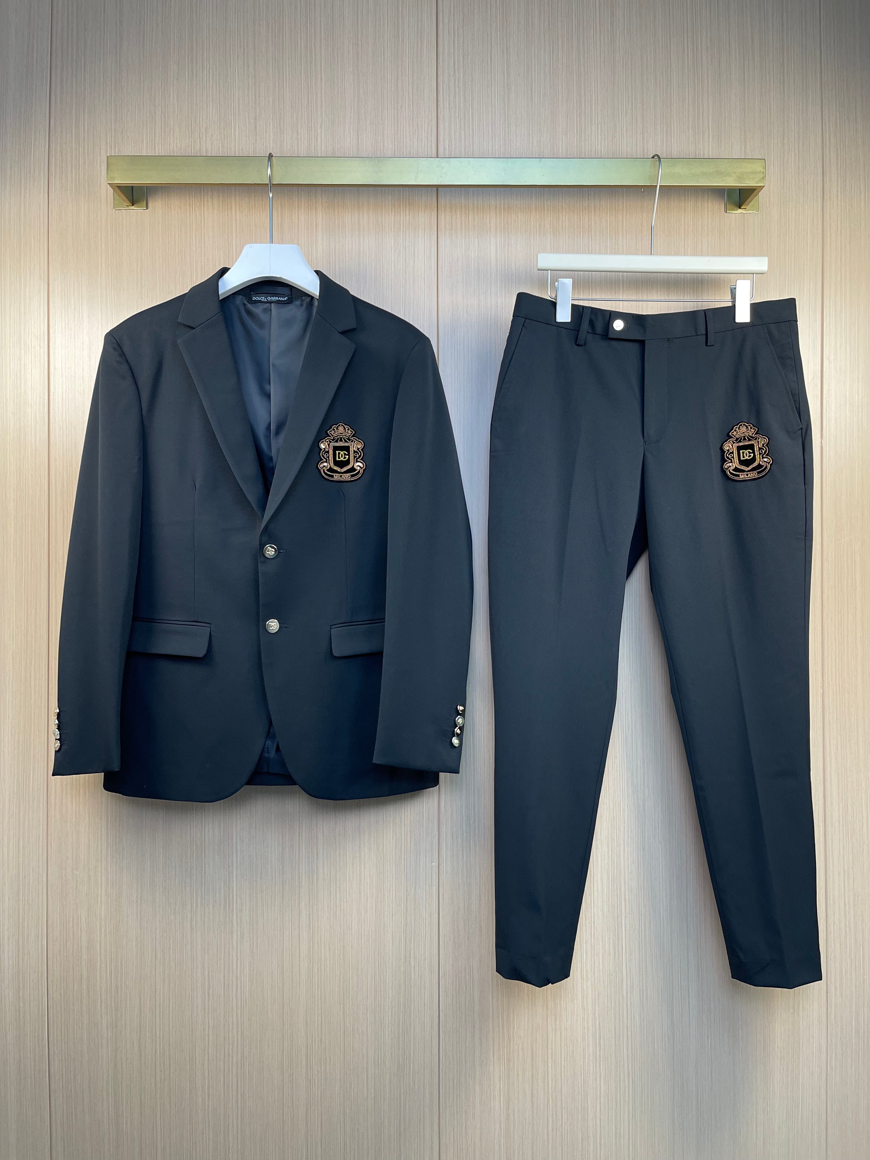 Black Jacket and Pant