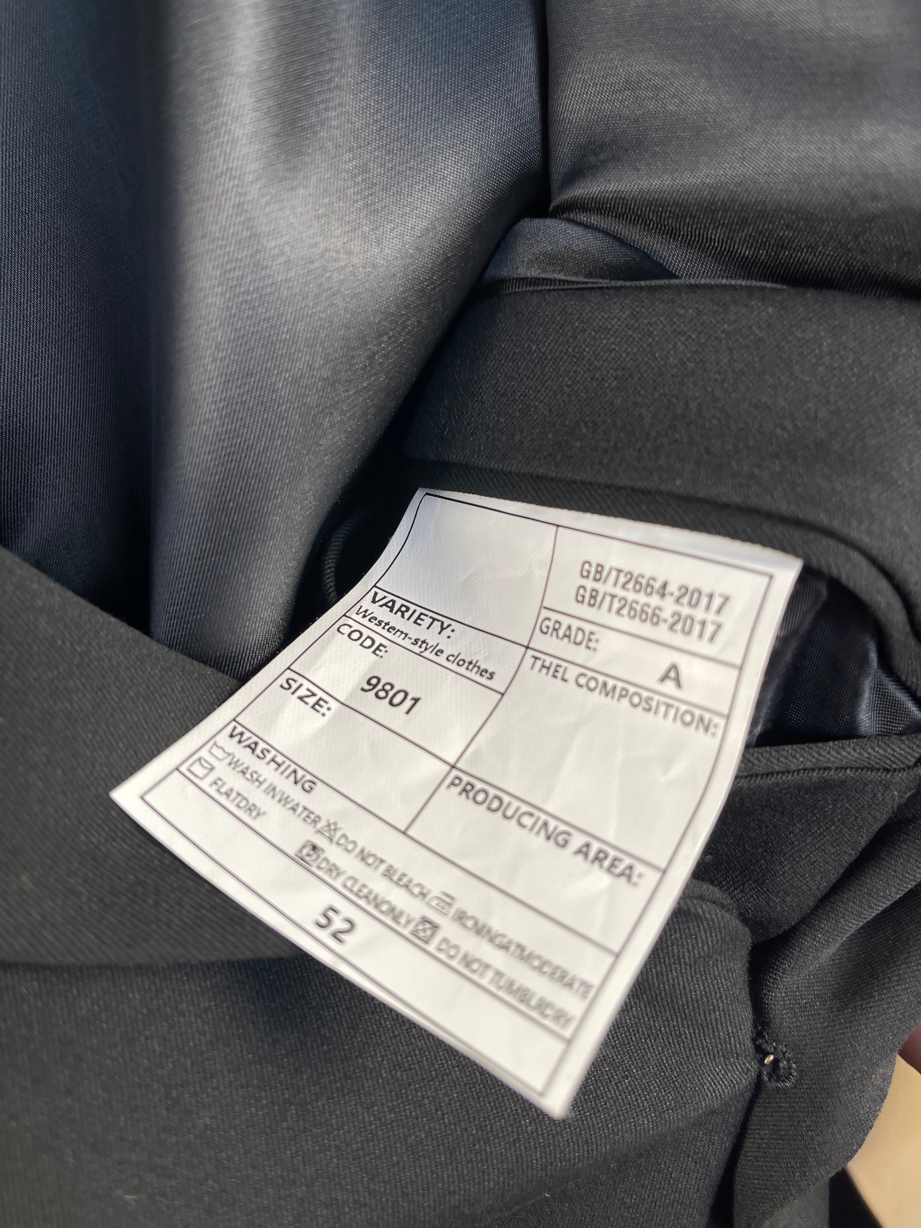 Black Jacket and Pant