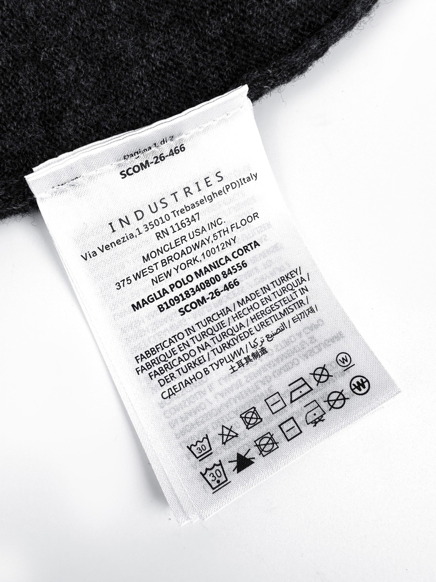 Black Polo Sweatshirt