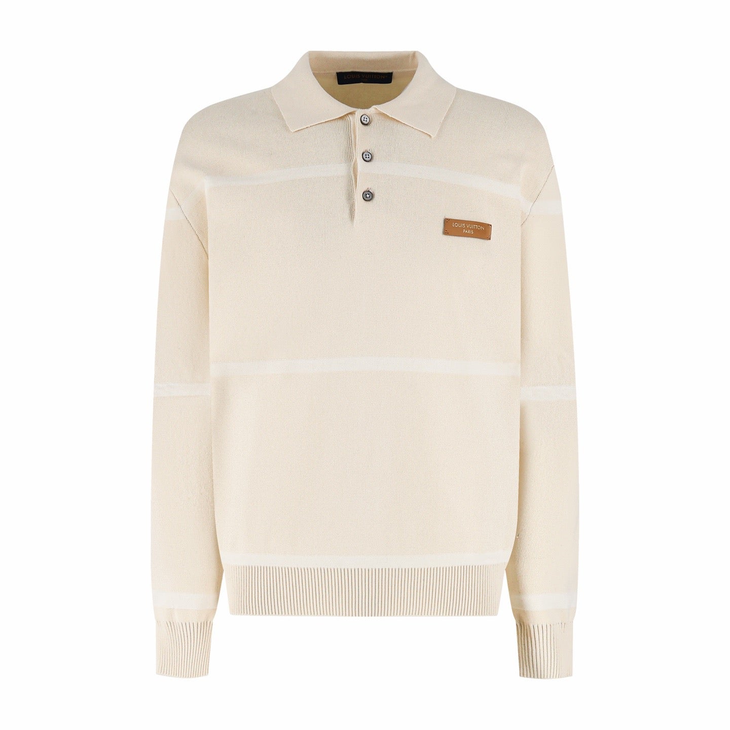 Beige Polo Sweatshirt