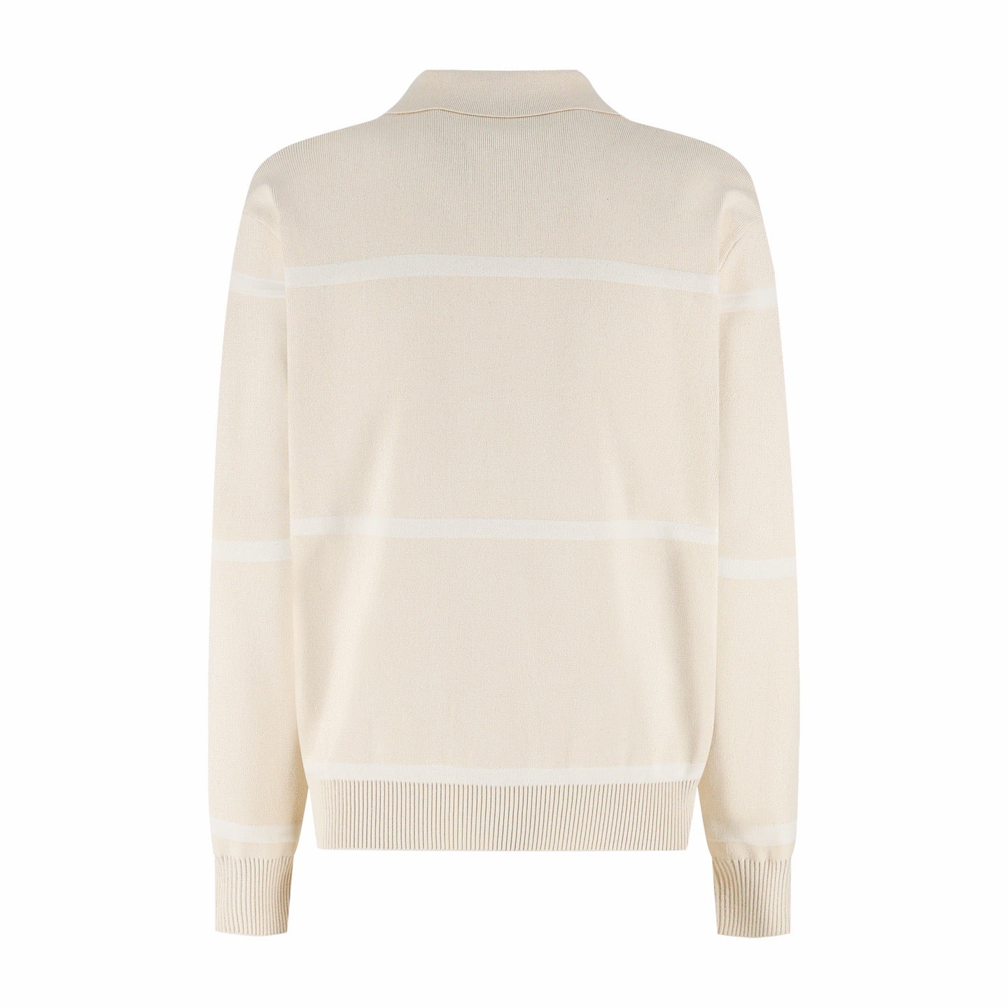 Beige Polo Sweatshirt