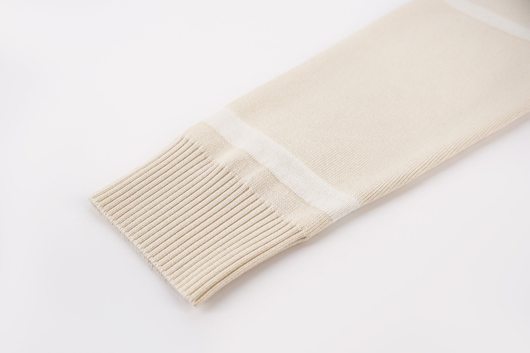 Beige Polo Sweatshirt