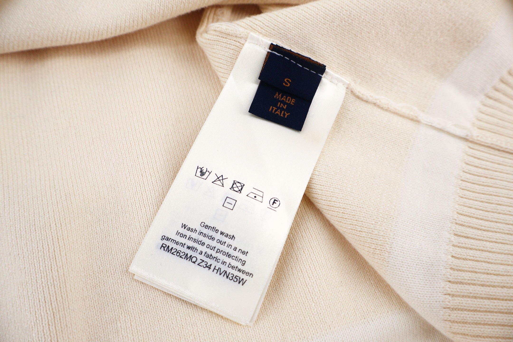 Beige Polo Sweatshirt