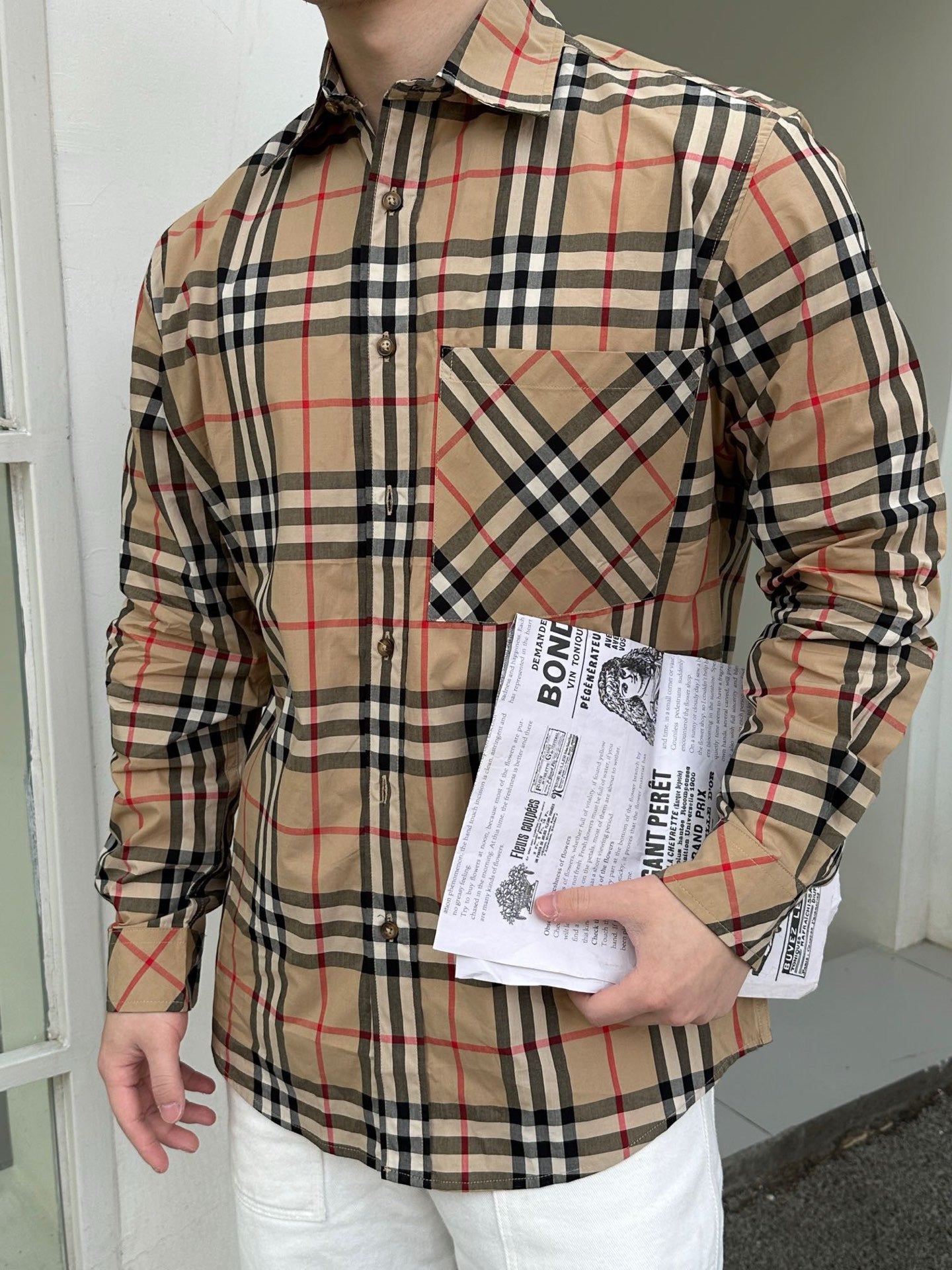 Beige Shirt