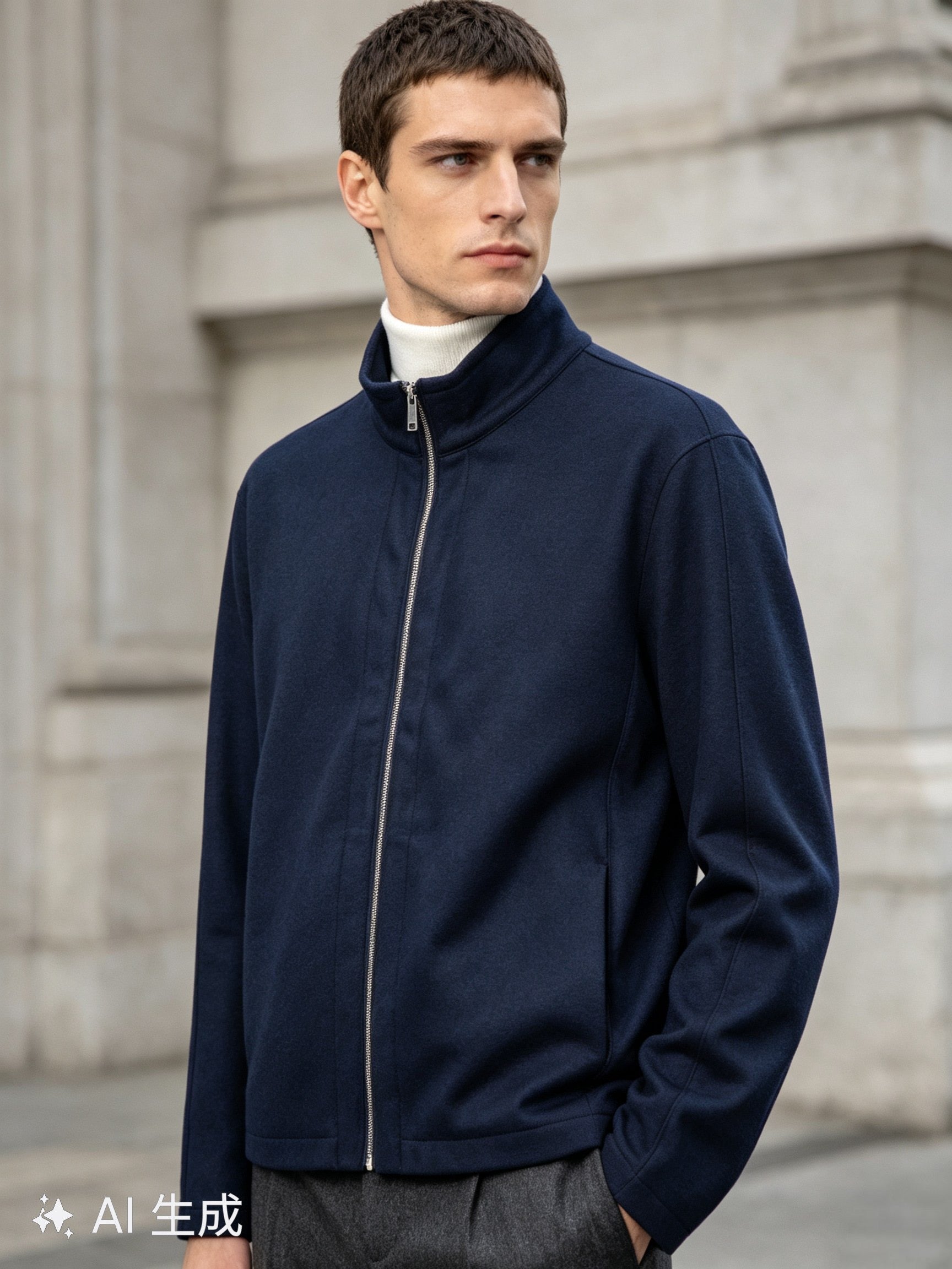 Blue Jacket - FashionHype.xyz