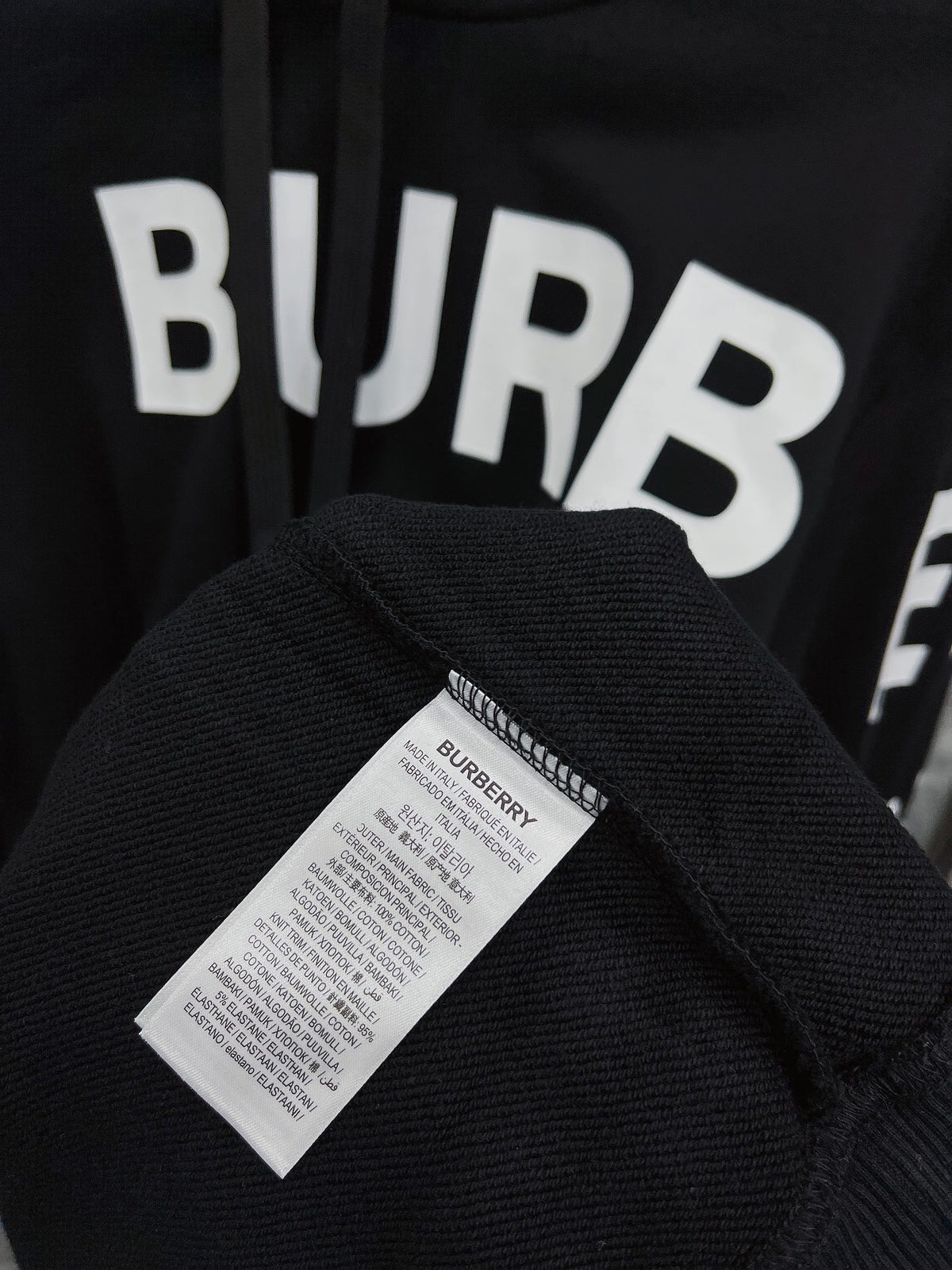 Black, Light orange and White Hoodie - FashionHype.xyz