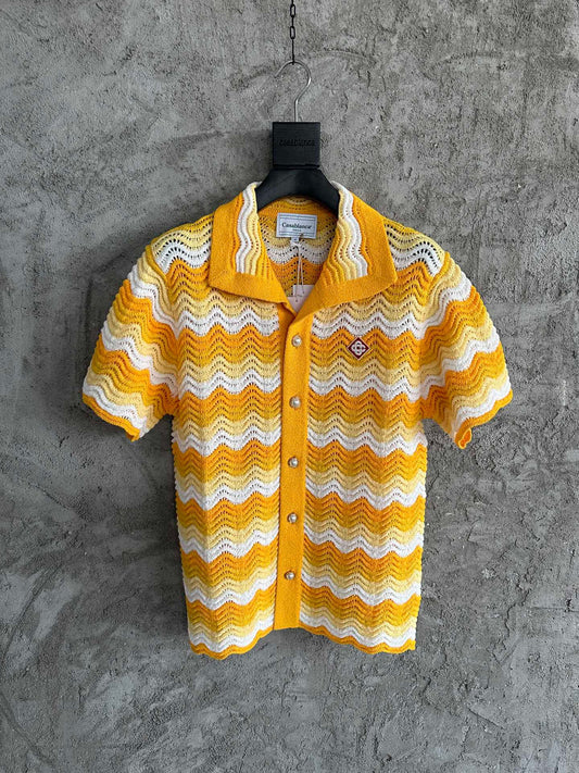 Yellow and Blue Shirt - FashionHype.xyz