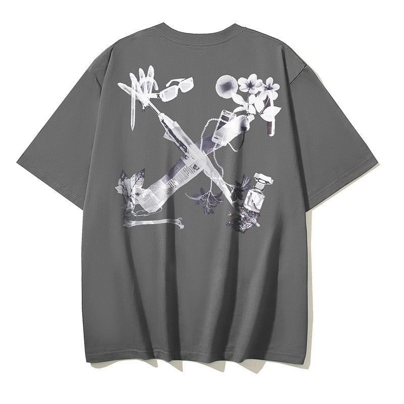 Black and Grey T-shirt - FashionHype.xyz