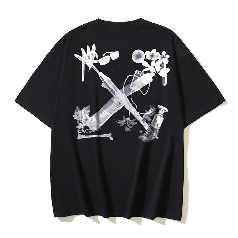 Black and Grey T-shirt - FashionHype.xyz