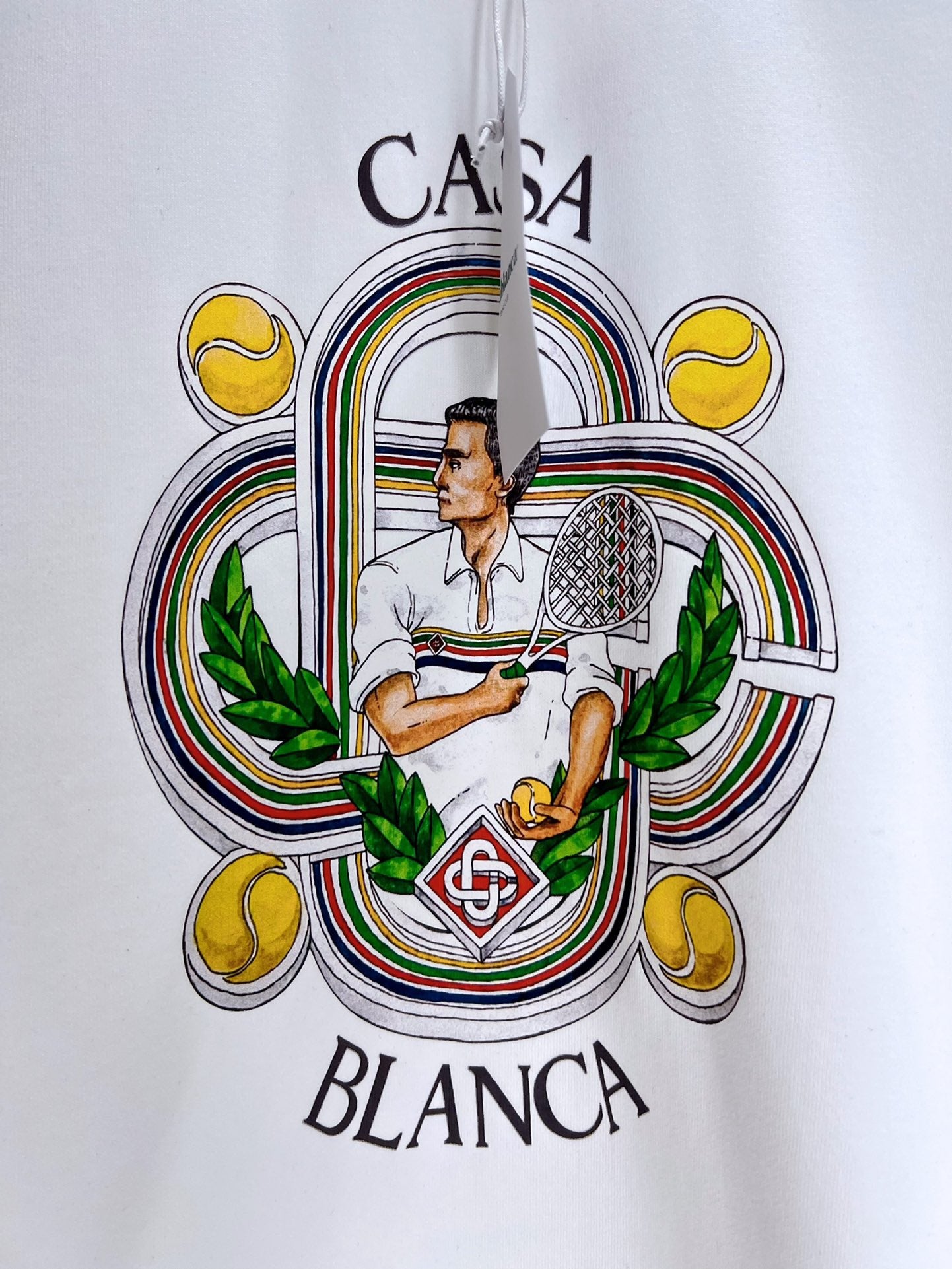 Sudadera en blanco y negro