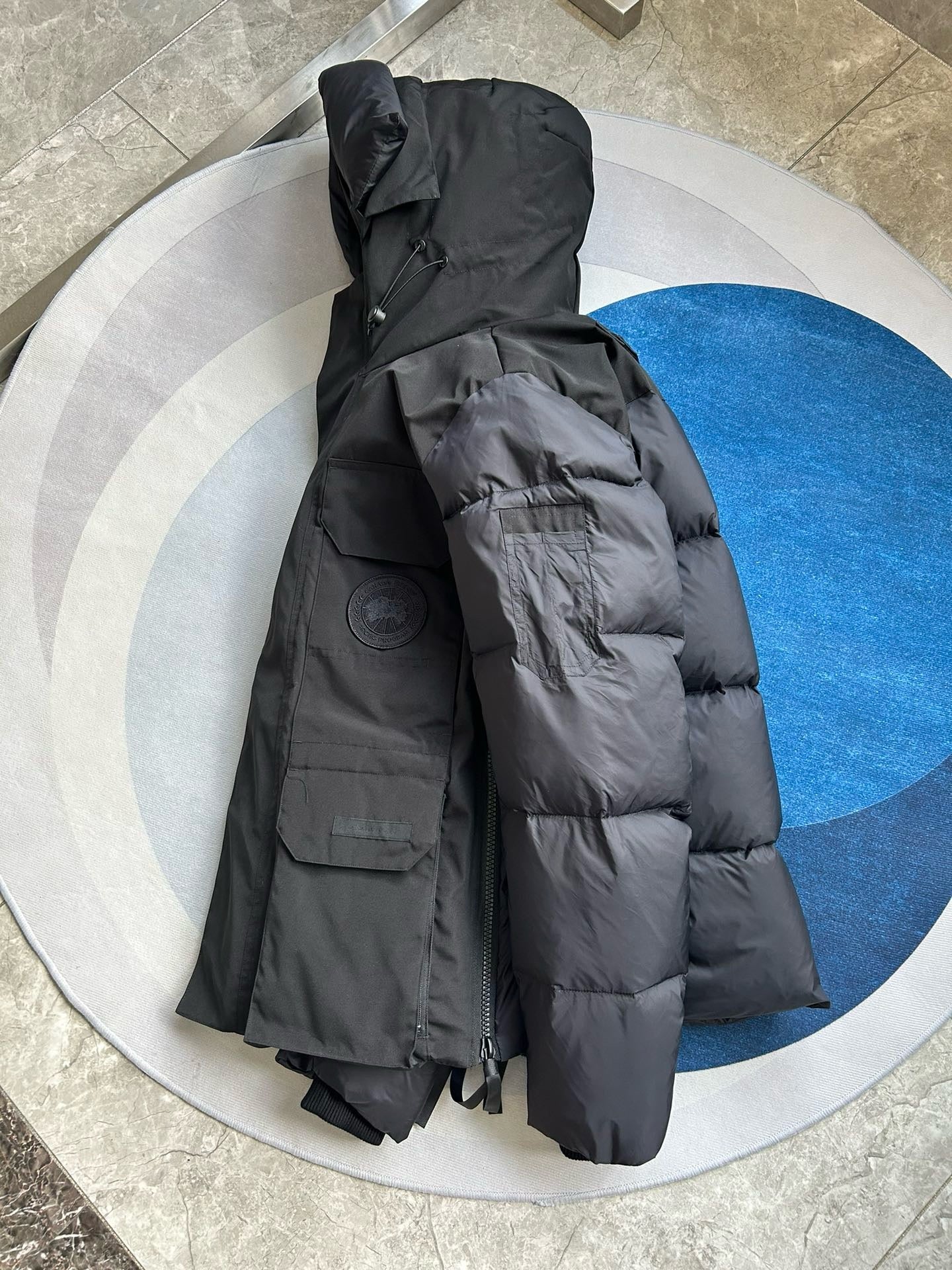 White, Grey and Black Jacket - FashionHype.xyz