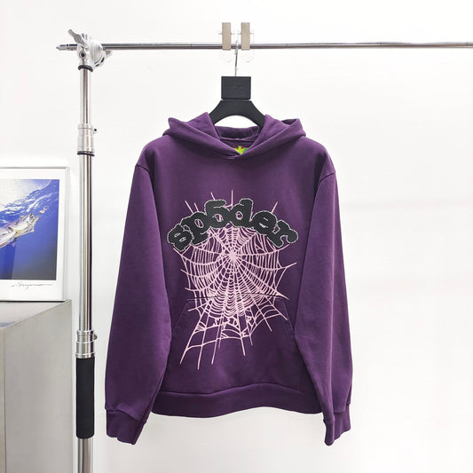 Lila Kapuzenpullover
