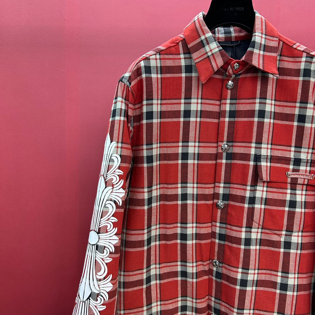 Multi-color Shirt - Size L, Red