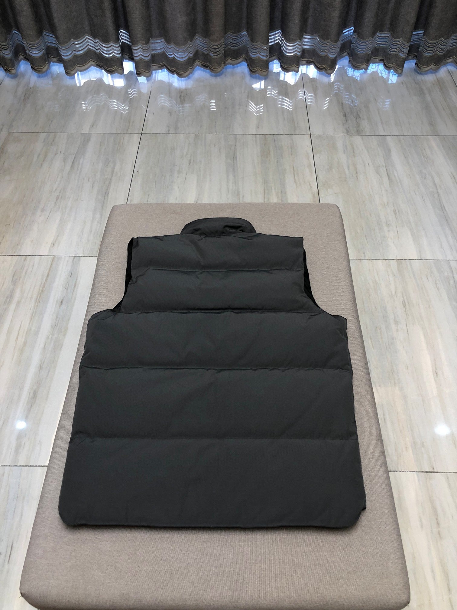 Sky blue, Grey and White Vest - FashionHype.xyz