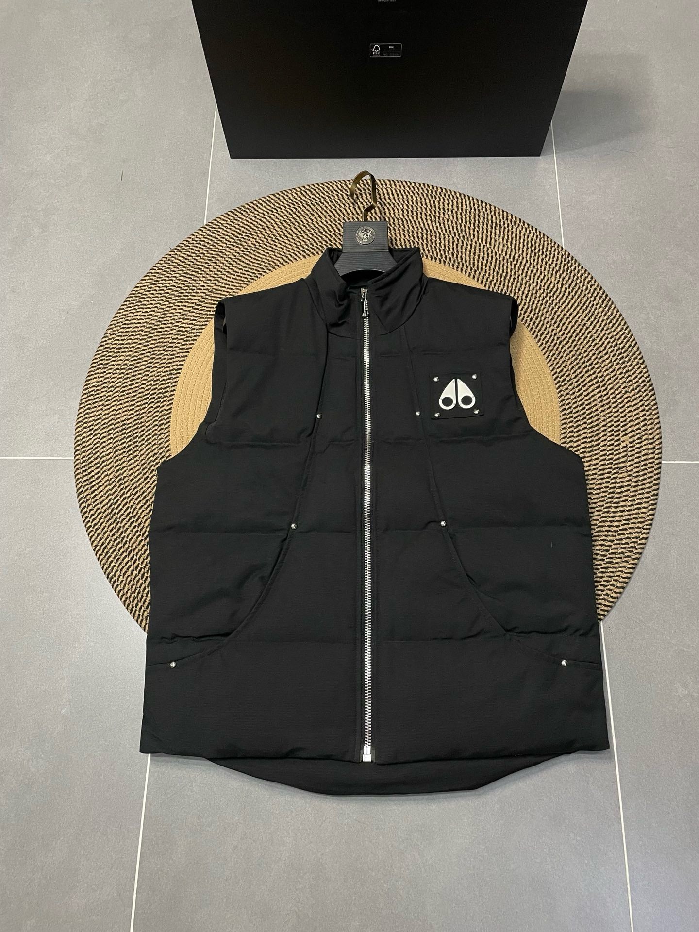 Black and White Vest - FashionHype.xyz