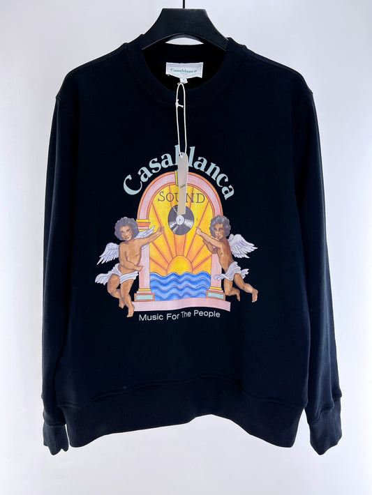 Black and White Sweatshirt - FashionHype.xyz