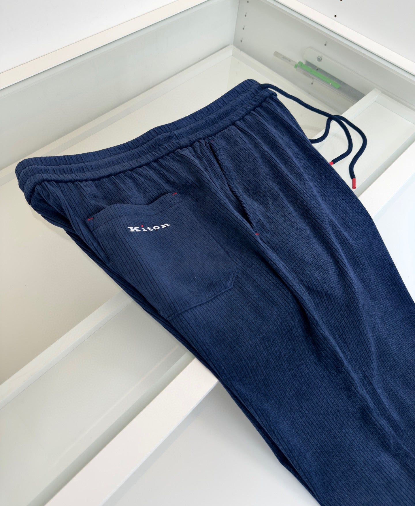 Dark Blue and Black Pant