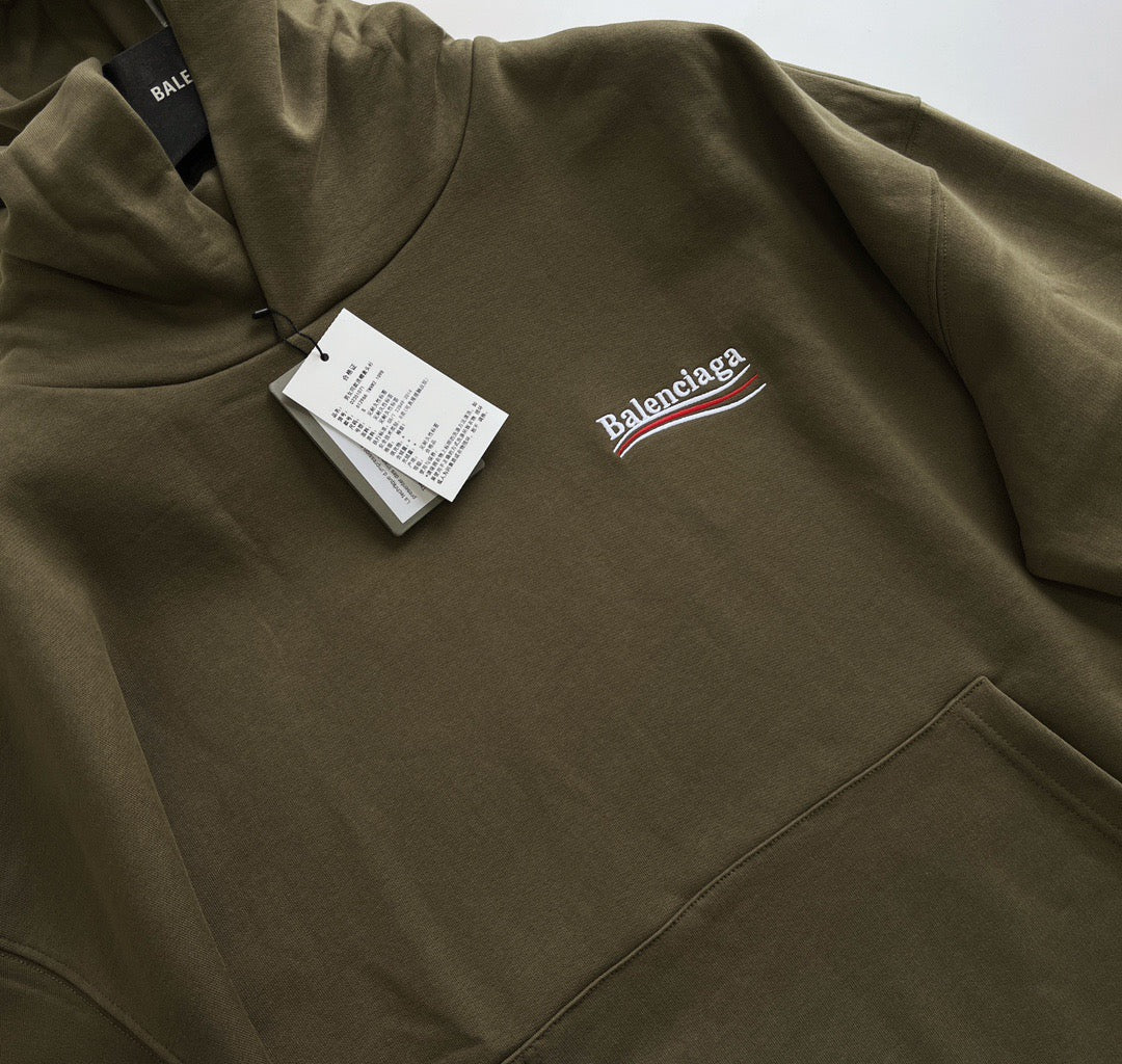Braungrauer Hoodie
