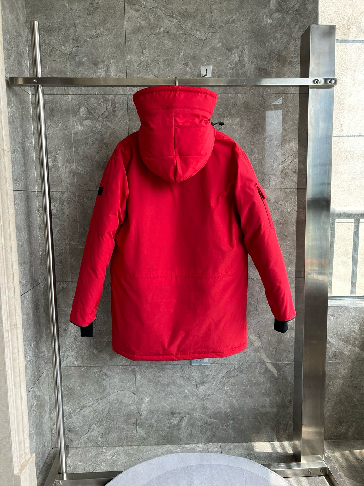 White, Grey, Red and Black Jacket - FashionHype.xyz