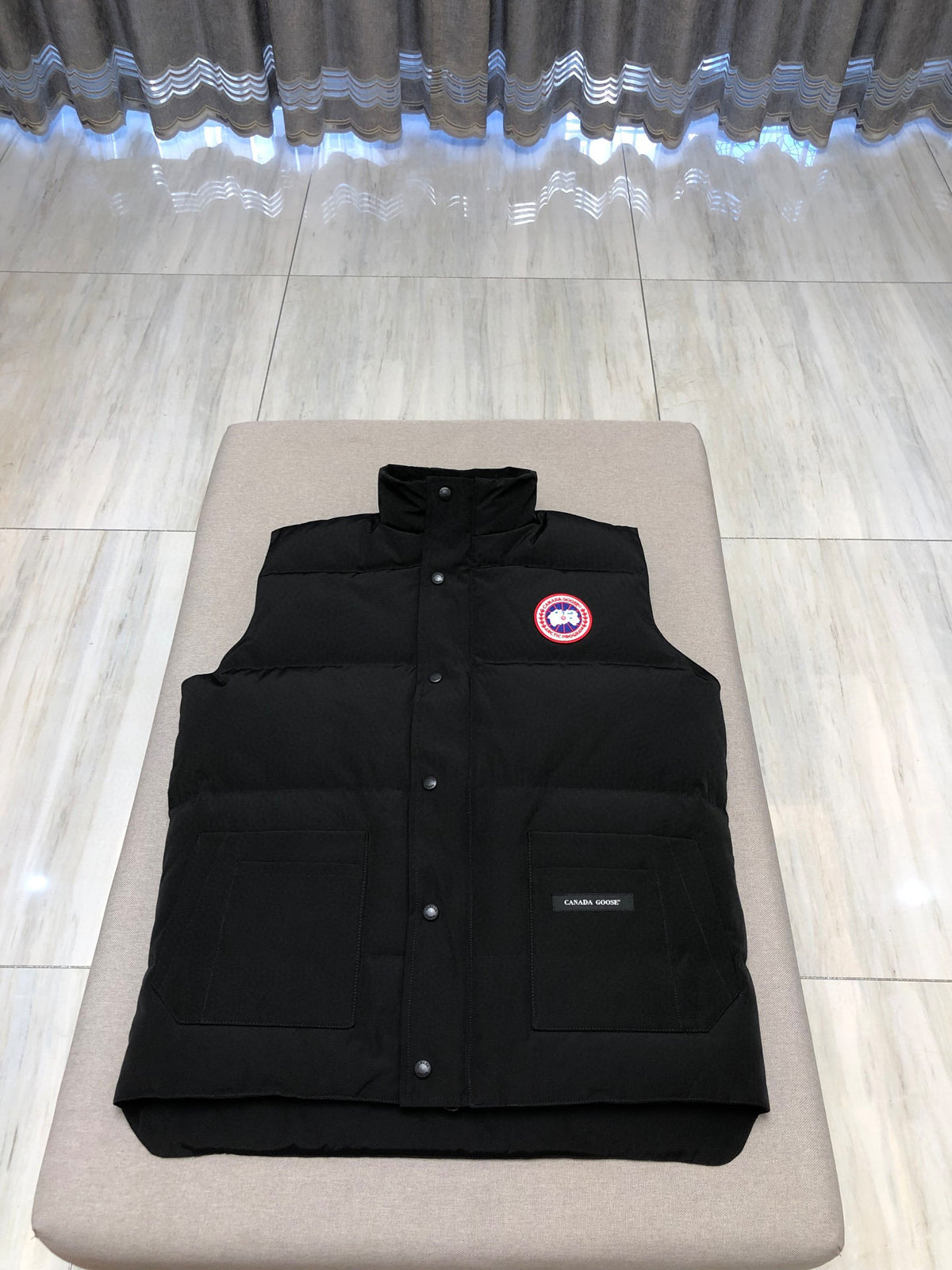 Sky blue, Grey and White Vest - FashionHype.xyz