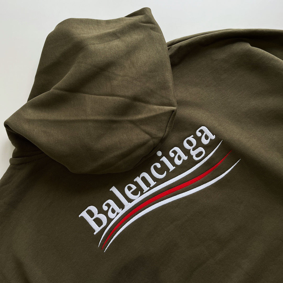 Braungrauer Hoodie