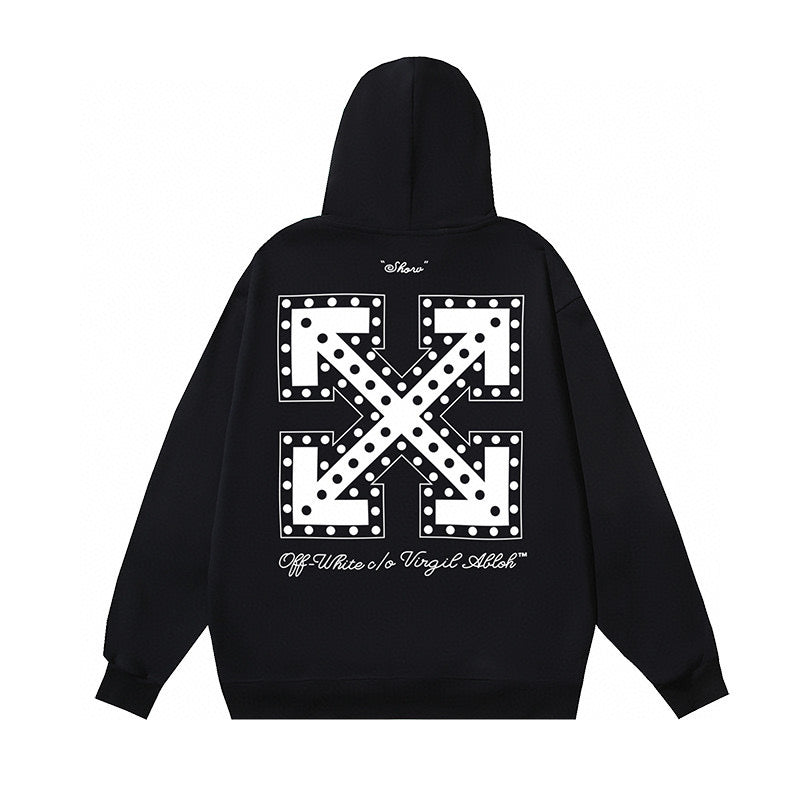 Black and White Hoodie - FashionHype.xyz