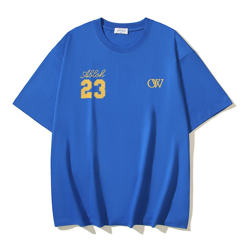 Blue and Black T-shirt - FashionHype.xyz