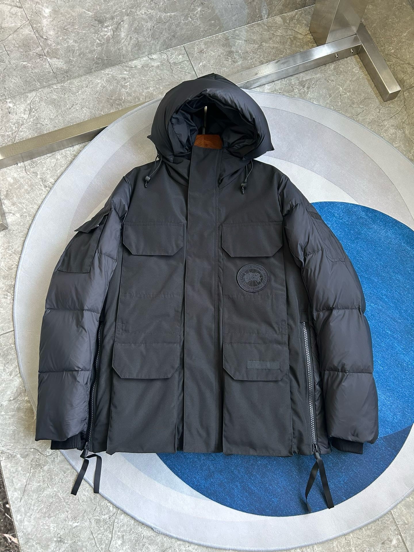 White, Grey and Black Jacket - FashionHype.xyz