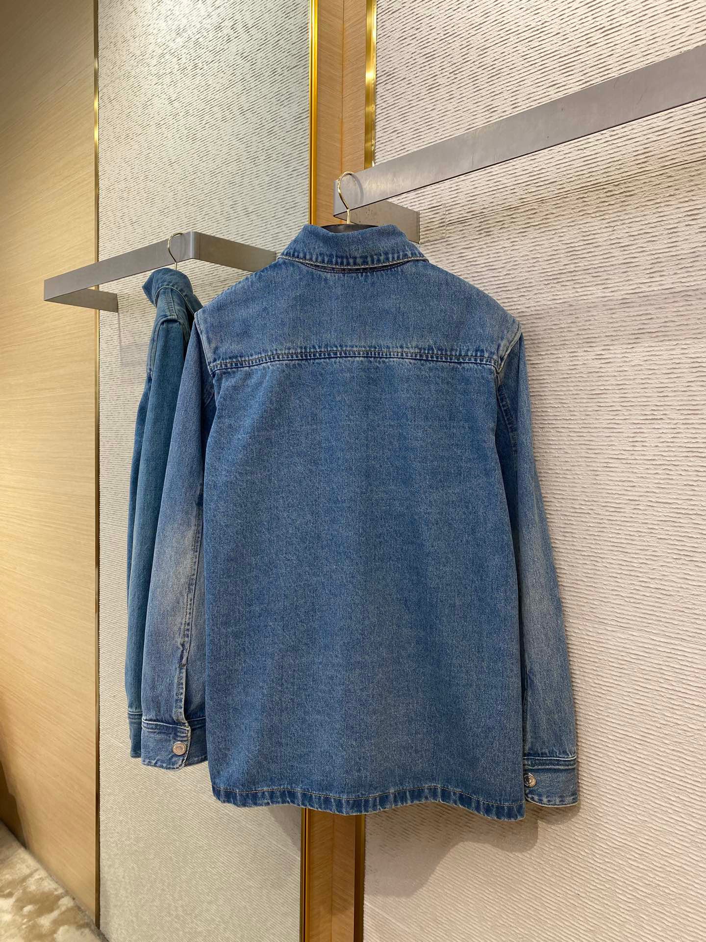 Beige and Blue Jacket - Size L