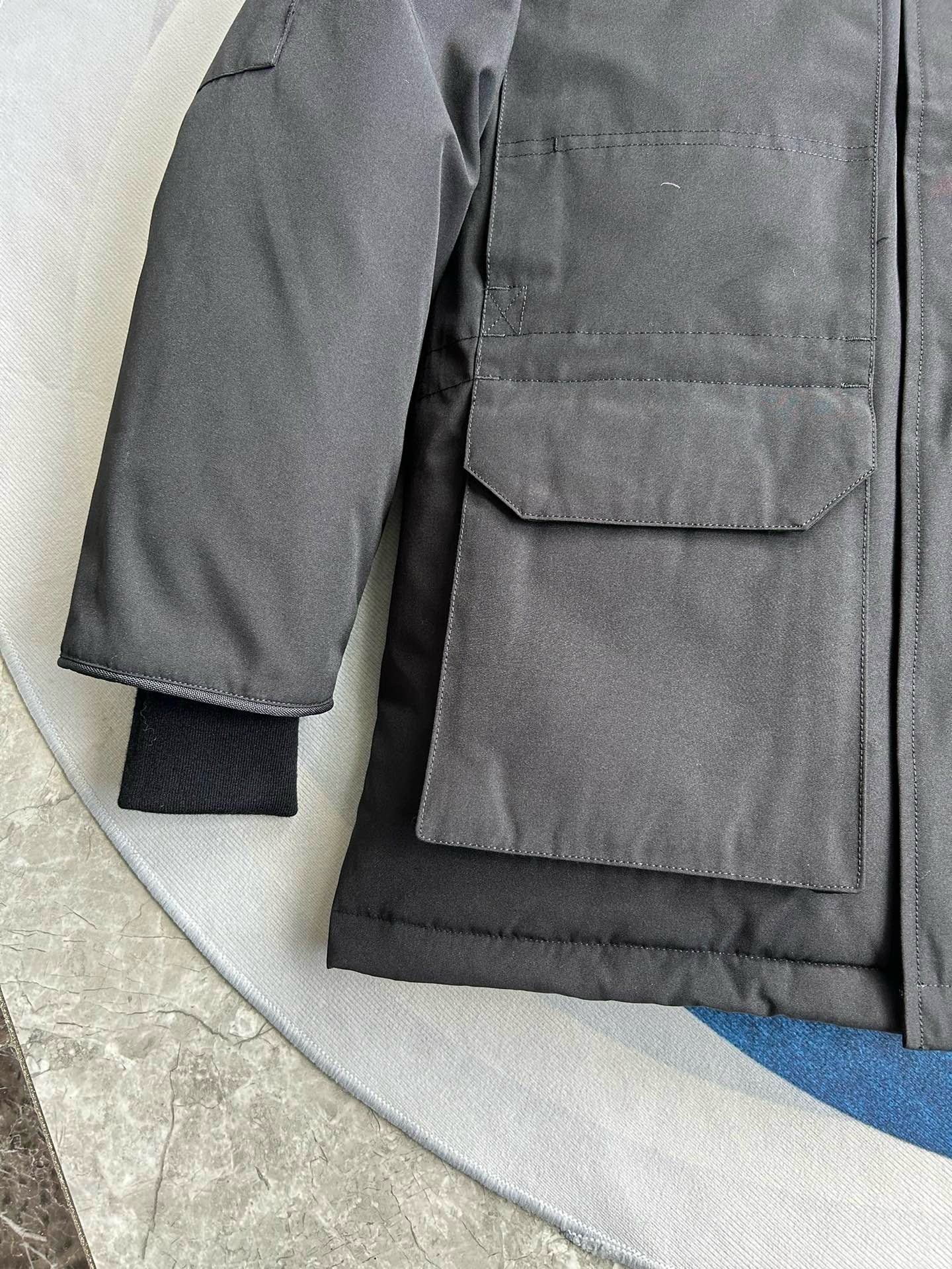 White, Grey, Red and Black Jacket - FashionHype.xyz