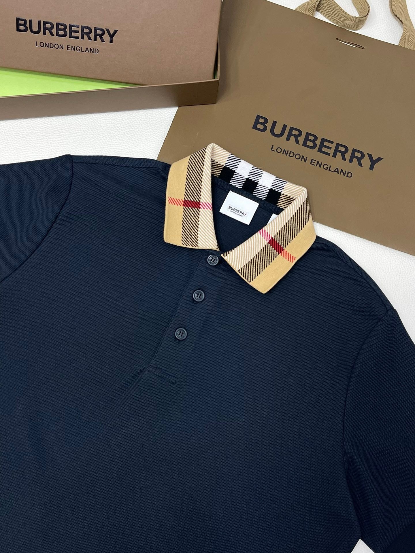 Black,White and Blue Polo - FashionHype.xyz